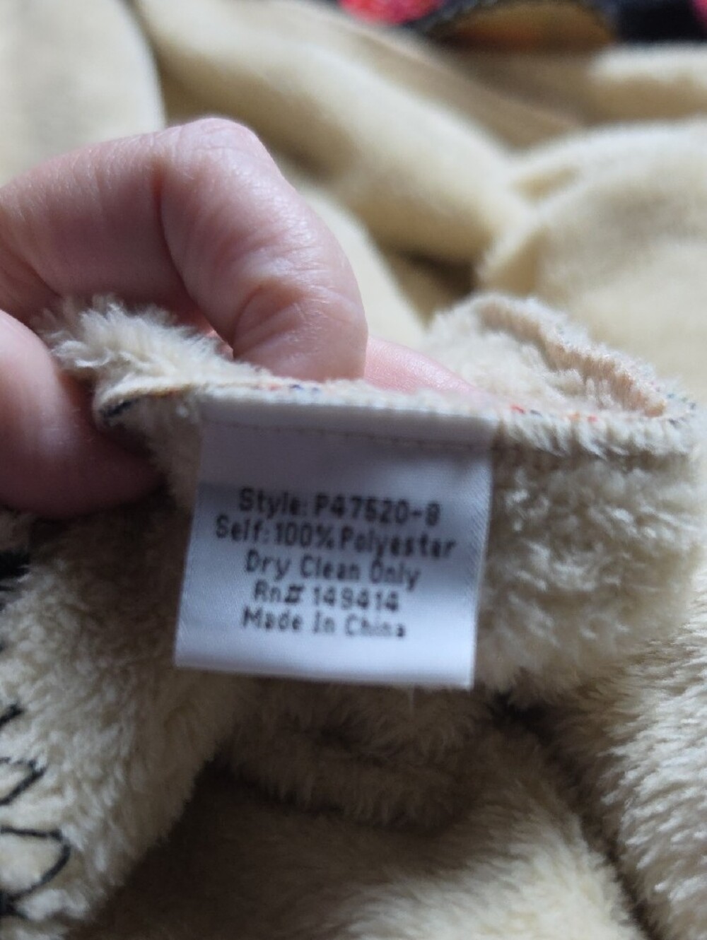 JOHNNY WAS PETE & GRETA | Dolls Cozy Sherpa Floral Wearable Blanket Robe | M - Picture 5 of 10